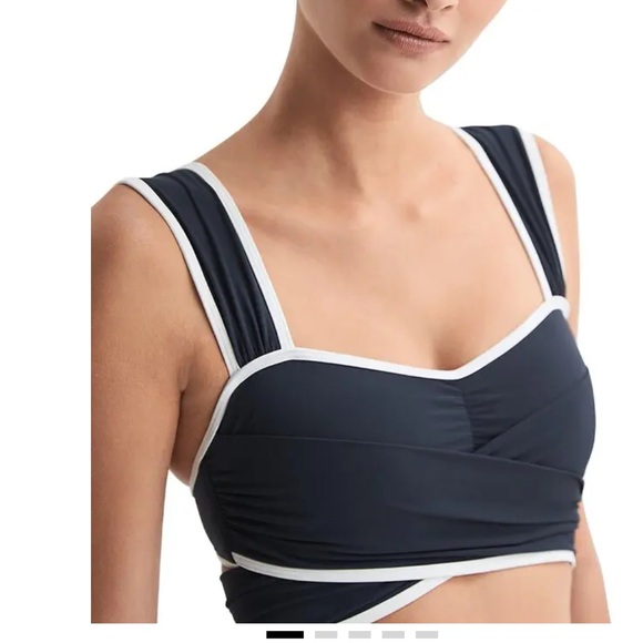 Reiss Cristina Wrap bikini top - Picture 2 of 4